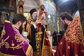 Ο Εσπερινός των Χριστουγέννων στον Ι.Μ.Ν. Αγίου Νικολάου Τρικάλων