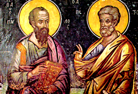 Η εορτή των Αποστόλων Πέτρου και Παύλου σήμερα 
