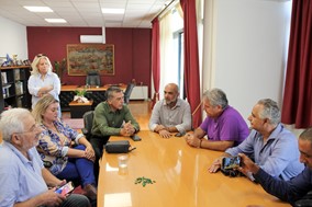 Σε Αλμυρό και Ν. Αγχίαλο ο Δημ. Κουρέτας - Σωρεία προβλημάτων από την κακοκαιρία ταλανίζει τους πληγέντες