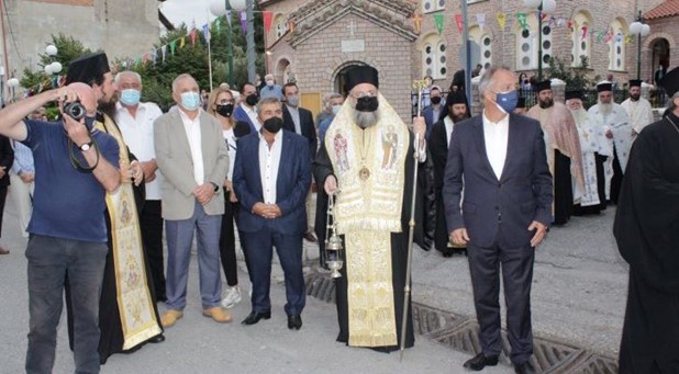 Η υποδοχή της Τίμιας Κάρας του Αγίου Βησσαρίωνος στην Πύλη