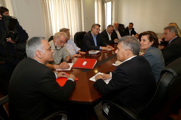 Με τον Σκουρλέτη συναντήθηκε η διοίκηση της ΕΝΠΕ