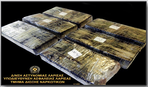 Δύο σπείρες διακινούσαν μεγάλες ποσότητες ηρωίνης στη Θεσσαλία 